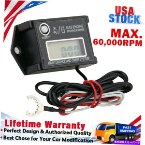 ^R[^[ fW^^Cj[^R[^[^bNԃQ[W[^[Wu^C}[Zbg\Ȗh Digital Tiny Tachometer Tach Hour Gauge Meter Job Timer Resettable Waterproof