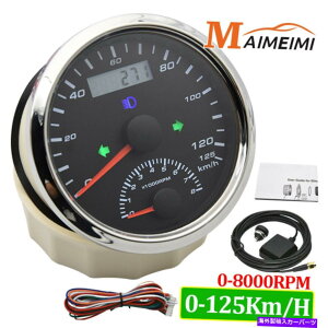 ^R[^[ 85mmJ[{[gfW^GPSXs[h[^[125km/h dodeter^R[^[8000 rpmQ[W 85mm Car Boat Digital GPS Speedometer 125KM/H Odometer Tachometer 8000 RPM Gauge