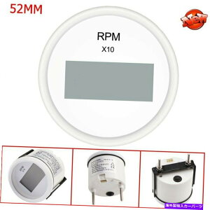 ^R[^[ 52mm}fW^^R[^[Q[W0-9900 RPMI[gJ[p̎ԑDO 52mm Marine Digital Tachometer Gauges 0-9900 RPM Autometer Outboard For Auto Car