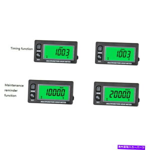 ^R[^[ fW^A[[^[^bN^R[^[UdfAVXefBXvCNbN Digital Hour Meter Tach Tachometer Inductive Voltage Dual System Display Clock