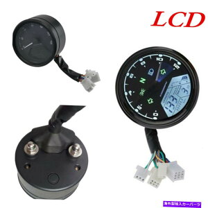 ^R[^[ hLCDfW^Q[W4Xg[NI[goCxv^R[^[12000RPM Waterproof LCD Digital Gauge 4 stroke Motorcycle Speedometer Tachometer 12000RPM