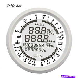 �^�R���[�^�[ 6-in-1���@�\GPS���x�v�^�R���[�^�[�R���Q�[�W����0-10BAR 6-in-1 Multifunction GPS Speedometer Tachometer Fuel Gauge Oil Pressure 0-10Bar�y���s�A���i�z