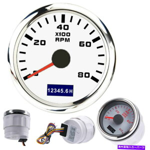 �^�R���[�^�[ 2 52mm�|�C���^�[�^�`���^�R���[�^�[�Q�[�W0-8000rpm�ԃ{�[�g�g���b�N���j�o�[�T�� 2 52mm Pointer Tacho Tachometer gauge 0-8000RPM For Car Boat Truck Universal�y���s�A���i�z