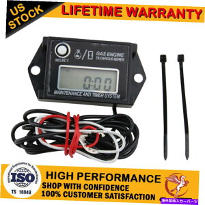 ^R[^[ h^bNfW^A[[^[^R[^[Tbg\ȃWu^C}[p[US US Waterproof Tiny Tach Digital Hour Meter Tachometer Resettable Job Timer Power US