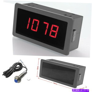 ^R[^[ DC 8-24V 4fW^[^[bhLED^R[^[RPMxQ[W[^[eX^[ DC 8-24V 4 Digital Motor Red LED Tachometer RPM Speed Measure Gauge Meter Tester