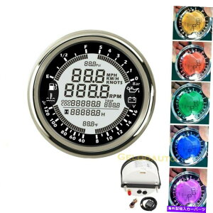 ^R[^[ 6IN1@\GPSXs[h[^[^R[^[Q[WRx[^[ 6in1 Multi-Function GPS Speedometer Tachometer Gauge Water Temp Fuel Level Meter