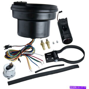 ^R[^[ 5 ''^R[^[rpmICxQ[Ww/VtgCgubN 5'' Tachometer RPM Oil Pressure Water Oil Temperature Gauge w/ Shift Light Black