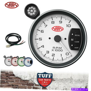 ^R[^[ SaaS 5 "zCgX^[^`VtgCg0-10Kt??BbeBOLbg125mm^R[^[ SAAS 5" White Monster Tacho & Shift Light 0-10k & Fitting Kit 125mm Tachometer