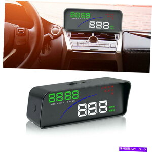 ^R[^[ fW^J[HUDwbhAbvfBXvCOBDXs[h[^[RPMQ[W Digital Car HUD Head Up Display OBD Speedometer Water Temperature RPM Gauge