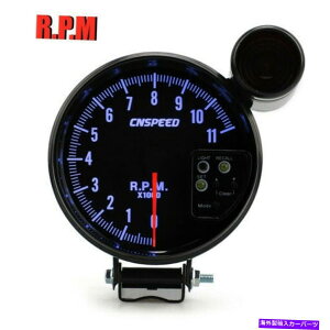 タコメーター Auto 7 Color 11k RPMタコメーターLEDゲージ+シフトライトブラック5インチ /120mm Auto 7 Color 11K RPM Tachometer Led Gauge+Shift Light Black of 5in /120mm