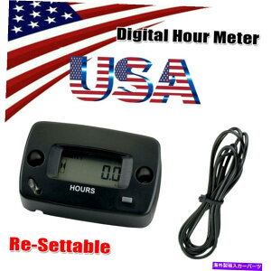 ^R[^[ }ñEF_XYLI[goCATVp̍ē͉\ȖhfW^A[[^[ Resettable Waterproof Digital Hour Meter For YAMAHA HONDA SUZUKI Motorcycle ATV