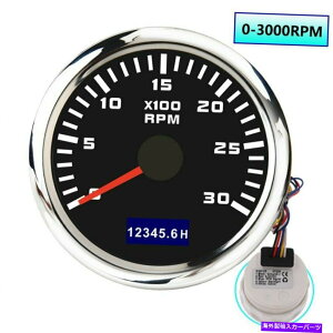 ^R[^[ 52mm{[g}^R[^[fB[[GW^`Q[W3000 rpm w/ hourmeter 52mm Boat Marine Tachometer Diesel Engine Tacho Gauge 3000 RPM w/ Hourmeter