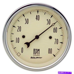 ^R[^[ 1890AeB[Nx[WGARAC_bV^R[^[Q[W AutoMeter 1890 Antique Beige Air-Core In-Dash Tachometer Gauge