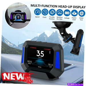 ^R[^[ J[OBD2 HUD GPSwbhAbvfBXvC^R[^[ICN[gx^[{u[XgfW^ Car OBD2 HUD GPS Head Up Display Tachometer Oil Coolant Temp Turbo Boost Digital