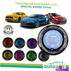 ^R[^[ Autotecnica^R[^[/^`dqLCDfW^Q[W52mm^[{K\ Autotecnica Tachometer/Tacho Electronic LCD Digital Gauge 52mm Turbo Petrol