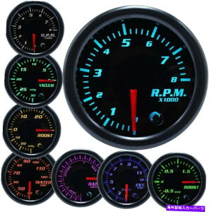 ^R[^[ 7J[2 "52mm LEDI[gJ[^R[^[jo[TRPM^R[^[Q[W[^[ 7 color 2" 52mm LED Auto Car Tachometer Universal Rpm Tachometer Gauge Meter