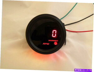 ^R[^[ 2 "fW^^R[^[Q[WubNtLED 0-9,999 rpm 2" Digital Tachometer Gauge Black with Red LED 0-9,999 rpm