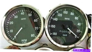 ^R[^[ X~XvJ100 mmXs[h[^[180 kphA`NbNƃ^R[^[NbNCY Smiths Replica 100 mm Speedometer 180 KPH anti clock with Tachometer clock wise