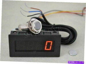 ^R[^[ VԐFLED^R[^[RPMXs[h[^[ +z[ߐڃXCb`ZT[NPN New Red LED Tachometer RPM Speed Meter + Hall Proximity Switch Sensor NPN