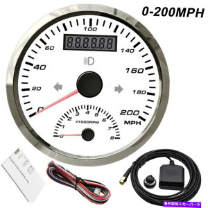 ^R[^[ ^R[^[0-8000RPMsvh~85mm GPSXs[h[^[200 mph Waterproof 85mm GPS Speedometer 200MPH With Tachometer 0-8000RPM Odometer
