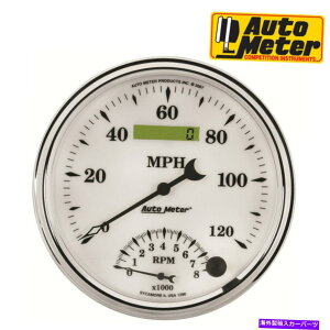 ^R[^[ 1290I[h^CzCgIIXs[h[^[ /^R[^[AiOR{5 "Q[W AutoMeter 1290 Old-Tyme White II Speedometer / Tachometer Analog Combo 5" Gauge