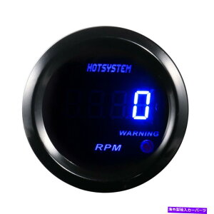 ^R[^[ 2 "52mmu[fW^LEDGbN0-9999 rpm^R[^[^`Q[WJ[[^[V 2" 52mm Blue Digital LED Elec 0-9999 RPM Tachometer Tacho Gauge Car Motor New