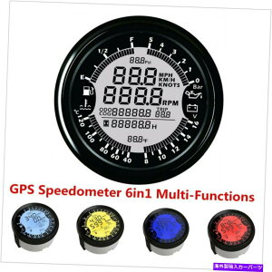 ^R[^[ 85mmfW^GPSXs[h[^[6C`}`t@NV^R[^[Q[W 85mm Digital GPS Speedometer 6 in 1 MultiFunction Tachometer Oil Pressure Gauge