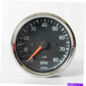 ^R[^[ Be[WVeethree 80mm 3EFC^R[^[Q[W0-8000 rpm 12V Vintage Veethree 80mm 3 Way Tachometer Gauge 0-8000 RPM 12V
