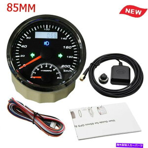 ^R[^[ 85mm GPSXs[h[^[200km/h w/^R[^[8000rpmQ[WhDp 85mm GPS Speedometer 200KM/h W/Tachometer 8000RPM Gauge Waterproof For Car Boat