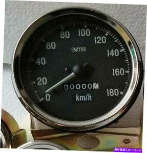 ^R[^[ NVbNX~X100mmJjJXs[h[^[vJubN180 kmphNbNCY Classic Smiths 100mm mechanical speedometer replica Black 180 kmph clock wise