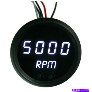^R[^[ Intellitronix 2-1/16 "vO\LEDfW^~j^R[^[AzCgA9900 rpm Intellitronix 2-1/16" Programmable LED Digital Mini Tachometer, White, 9900 RPM