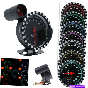 ^R[^[ 5 "^R[^[Q[W11000 rpm[^[\ȃCg7J[obNCg Car 5" Tachometer Gauge 11000 RPM Meter Adjustable Light 7 Color Backlight