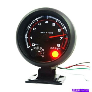 ^R[^[ J[^R[^[Q[WLED RPM[^[0-8000CgVtg95mm 3.75 ''jo[T Car Tachometer Gauge Led Rpm Meter 0-8000 Light Shift 95mm 3.75 '' Universal