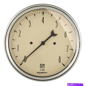 ^R[^[ 1899AeB[Nx[WGARAC_bV^R[^[Q[W AutoMeter 1899 Antique Beige Air-Core In-Dash Tachometer Gauge