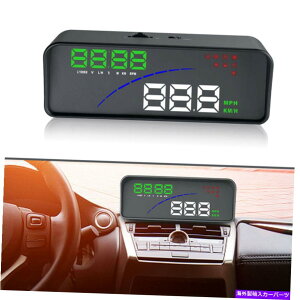 ^R[^[ VԂ̃fW^HUDwbhAbvfBXvCOBDXs[h[^[RPMQ[W New Car Digital HUD Head Up Display OBD Speedometer Water Temperature RPM Gauge