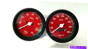 ^R[^[ X~X85 mmxv^R[^[bhtFCXubNx[ Smiths 85 mm speedometer tachometer Red face black bezel