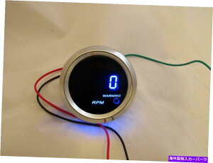 ^R[^[ 2 "fW^^R[^[Q[WNLED 0-9,999 rpm 2" Digital Tachometer Gauge Chrome with Blue LED 0-9,999 rpm