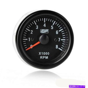 ^R[^[ 0-8000 rpm ledfBXvCjo[T2C`52mmdC^R[^[Q[W 2 inch 52mm Electrical Tachometer Gauge For 0-8000 RPM LED Display Universal