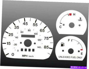 �^�R���[�^�[ 1992-1997 Geo Metro Non Tach Dash Cluster White Face Gauges 92-97 1992-1997 Geo Metro NON TACH Dash Cluster White Face Gauges 92-97�y���s�A���i�z