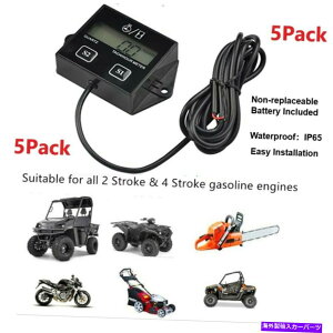 ^R[^[ 5pbNfW^RPM^bNԃ[^[^R[^[Q[WK\GW2/4Xg[N 5Pack Digital RPM Tach Hour Meter Tachometer Gauge Gasoline Engines 2/4 Stroke