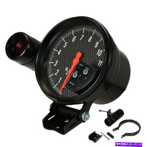 ^R[^[ 5 "J[{t@Co[tFCX7LED^R[^[11K RPMVtgCgG4I9t^bNQ[W 5" Carbon Fiber Face 7LED Tachometer 11K RPM Tach Gauge With Shift Light G4I9