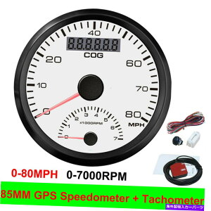 ^R[^[ 85mm gpsXs[h[^[Q[W0-80mphA^R[^[0-7000 rpm for caroCN 85mm GPS Speedometer Gauge 0-80MPH with Tachometer 0-7000 RPM for Car Motorcycle