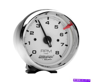 ^R[^[ I[g[^[2304Q[W^bN3 3/4 "8k rpm_CANP[XI[gQ[W Auto Meter 2304 Gauge Tach 3 3/4" 8k RPM Pedestal Dial Chrome Case AutoGage