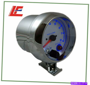^R[^[ 3.75 "95mmjo[T0-8000 rpmC^[VtgCgNJ[/ rpm 3.75" 95MM Universal 0-8000 rpm gauge with inter shift light Chrome Color/ RPM