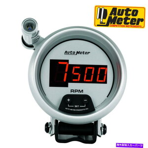 タコメーター 自動車6599ウルトラライトタコメーターシルバーデジタル数値ゲージ0-10000 rpm AutoMeter 6599 Ultra-Lite Tachometer Silver Digital Numeric Gauge 0-10000 RPM