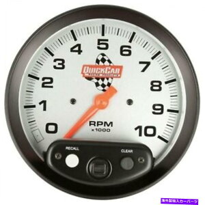 ^R[^[ QuickCar 611-6001AiO5 "^R[^[^bN0-10K RPM IMCA NASCAR QuickCar 611-6001 Analog 5" Recall Tachometer Memory Tach 0-10k RPM IMCA NASCAR