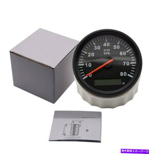 ^R[^[ 85mmԃ}^R[^[{[gQ[WfW^ԃ[^[h0-8000 rpm 85mm Car Marine Tachometer Boat Gauge Digital Hourmeter Waterproof 0-8000 RPM