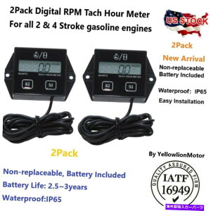 ^R[^[ 2xԃ[^[^R[^[I[goC}oCN]ԗp̏ȃGWXp[N 2x Hour Meter Tachometer Small Engine Spark For Motorcycle Marine Bike Bicycle