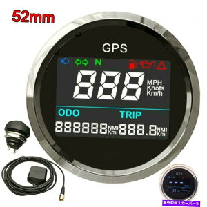 ^R[^[ 52mmfW^GPSxvI[goC{[gp^R[^[Xs[h[^[ - 52mm Digital GPS Speedometer Tachometer Speed Meter for Car Motorcycle Boat-