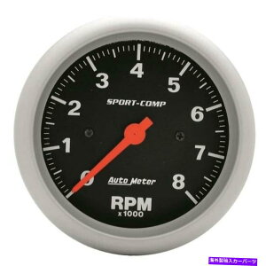 ^R[^[ Autometer 3991 Sport-Comp Air-Core In-Dash TachA8K rpmA3-3/8C` AutoMeter 3991 Sport-Comp Air-Core In-Dash Tach,8k RPM,3-3/8 Inch